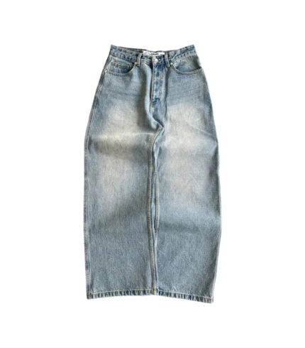 Uniforum Wide Leg Denim - Light Wash