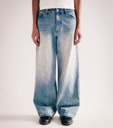 Light Wash Wide Leg Denim (6-8 WEEK PREORDER)