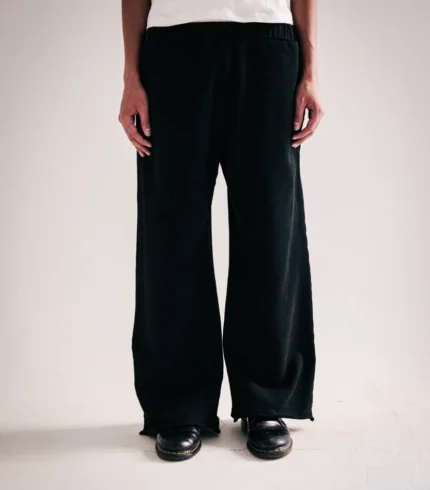 Black Wide Leg Sweatpants