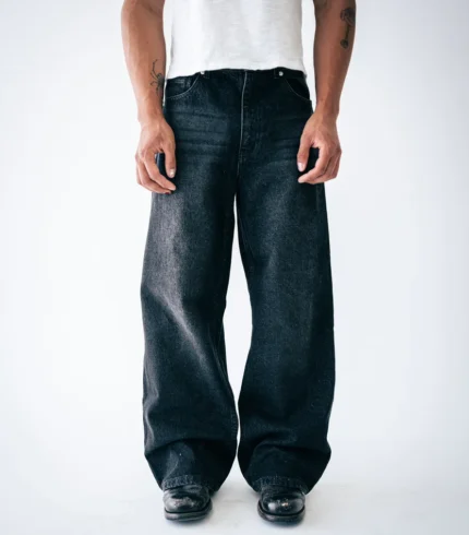 Dark Wash Wide Leg Denim